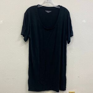 Victoria secret black light weight lace sheer sides sleep dress Medium #670